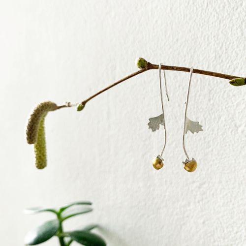 Wild Strawberry earrings